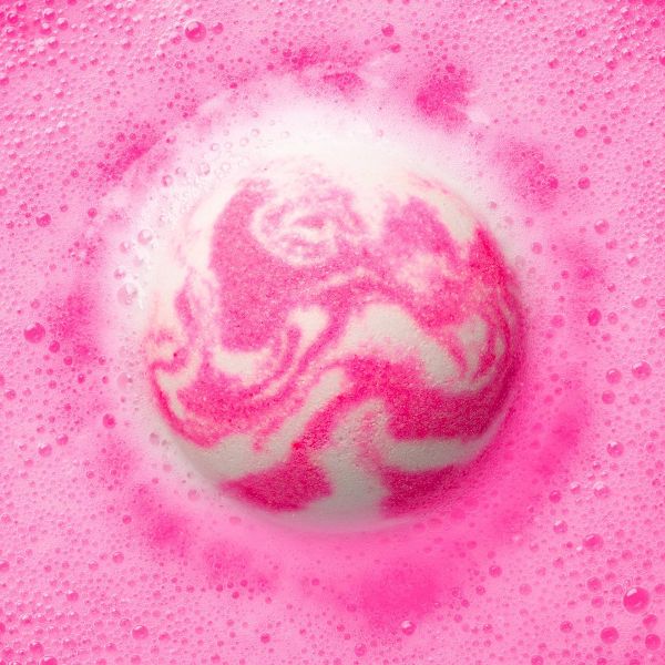 Da Bomb Bath Fizzers Barbie Pink Swirl Bath Bomb - 6.5oz