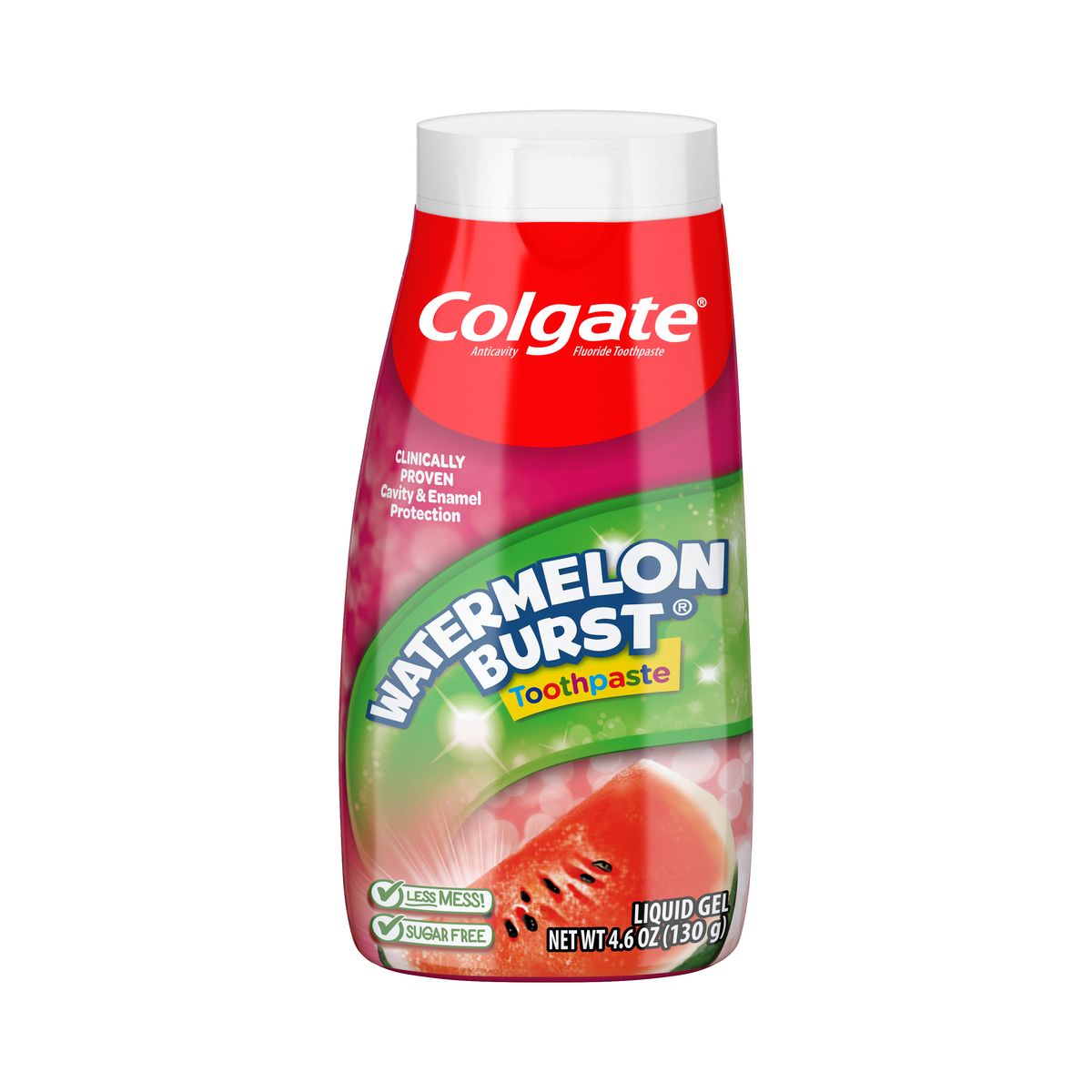 Colgate 2-in-1 Kids' Flouride Toothpaste and Anticavity Mouthwash - Watermelon Burst - 4.6oz