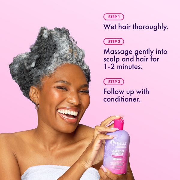 Mielle Organics Scalp Soothing Shampoo - Lavender & Lychee - 12 fl oz