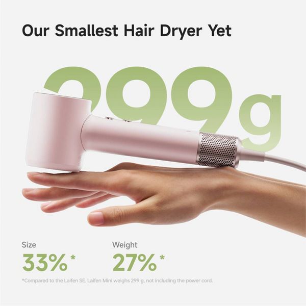 Laifen Mini Hair Dryer and Bag - Green