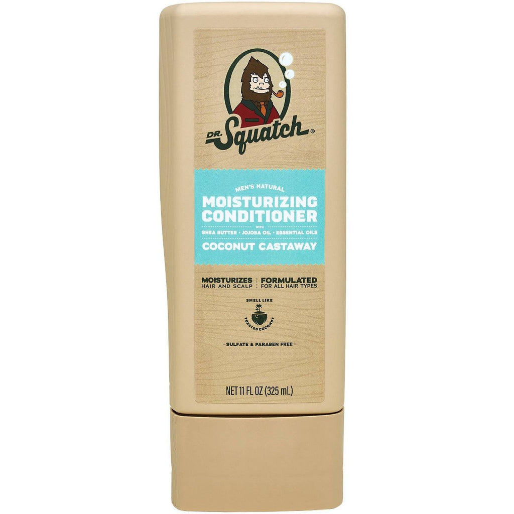 DR. SQUATCH Men's Natural Conditioner - Coconut Castaway - 11 fl oz