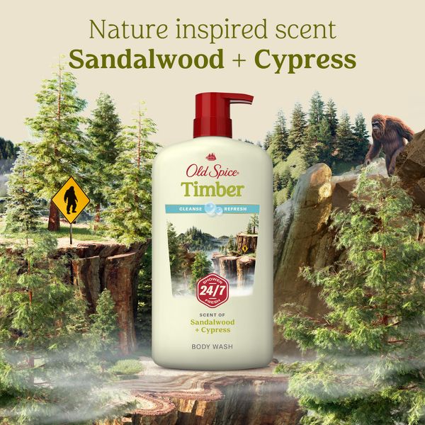 Old Spice Men's Body Wash Timber with Sandalwood - 30 fl oz