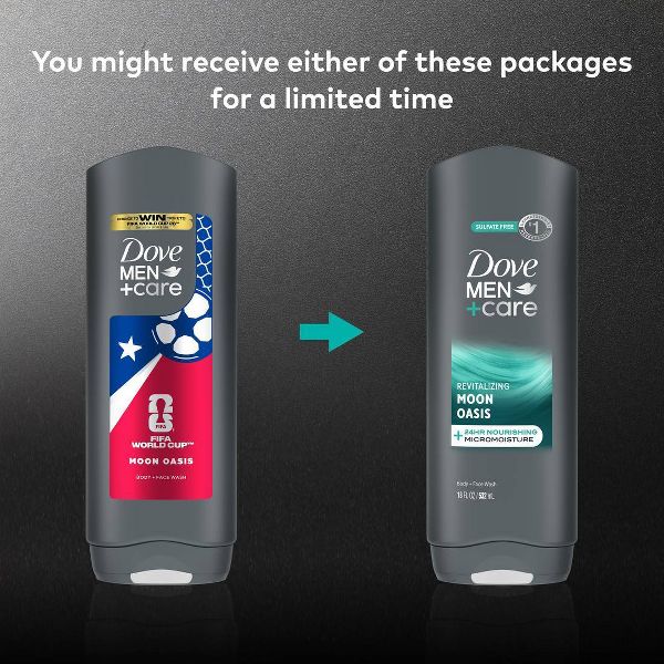 Dove Men+Care Limited Edition Body + Face Wash - Moon Oasis - 18 fl oz