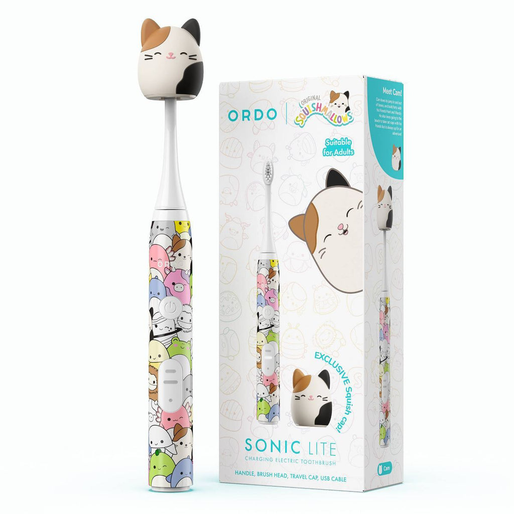 ORDO Sonic Lite Kids Squishmallows Cam & Squad Electric Toothbrush with Brush Head
