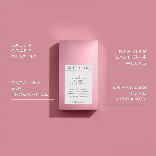 High Gloss Longwear Shine Treatment – Hair Gloss for All Hair Colors, Lasts 3–4 Weeks - 4 fl oz: Ammonia-Free, Liquid Formula
