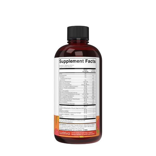 MaryRuth's Liquid Morning Vegan Multivitamin + Hair Growth - Peach Mango - 15.2oz