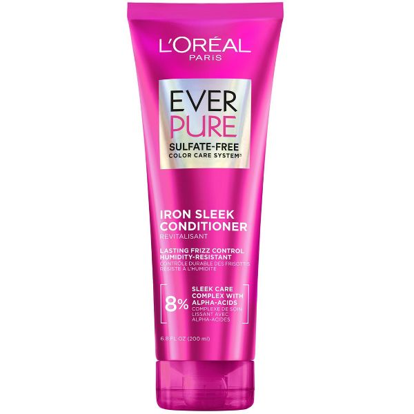 L'Oreal Paris EverPure Sulfate Free Iron Sleek Smoothing Conditioner - 6.8 fl oz