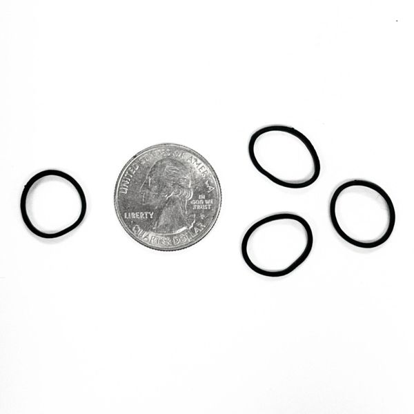 Annie International Rubber Bands - Black - 300ct