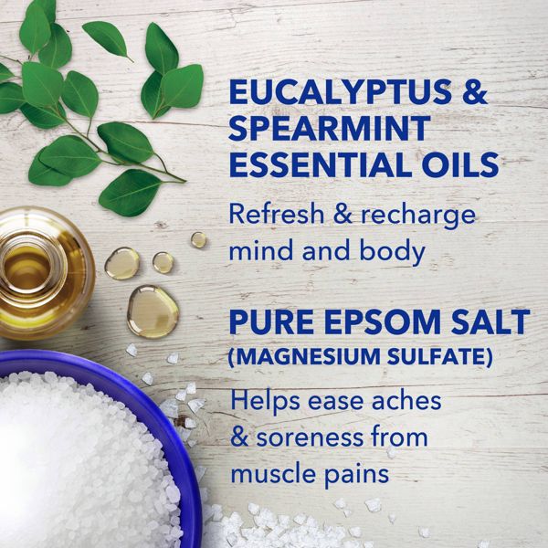Dr Teal's Epsom Salt Magnesium Soak - Relax & Relief with Eucalyptus & Spearmint - 3lbs