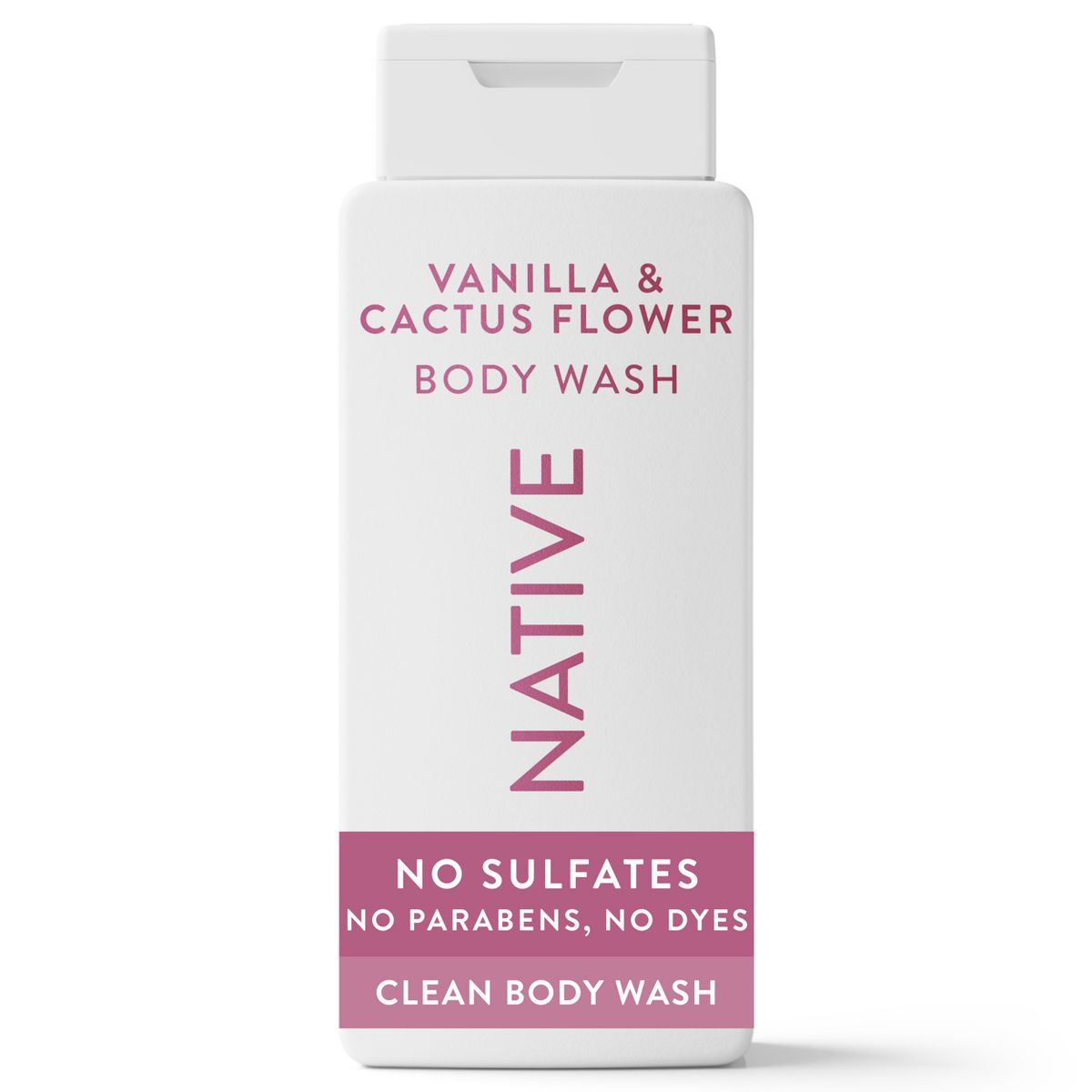 Native Body Wash - Vanilla & Cactus Flower - 18 fl oz