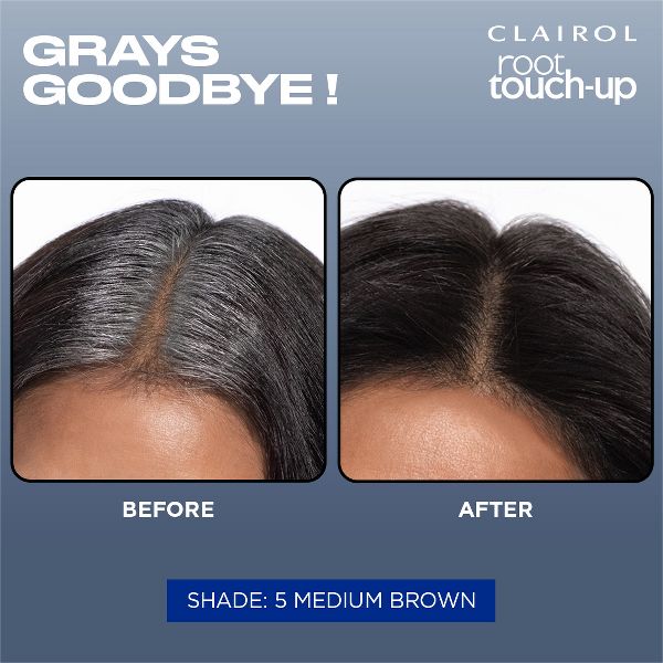 Clairol Root Touch-Up Permanent Hair Color - 4 Dark Brown Hair Dye Kit