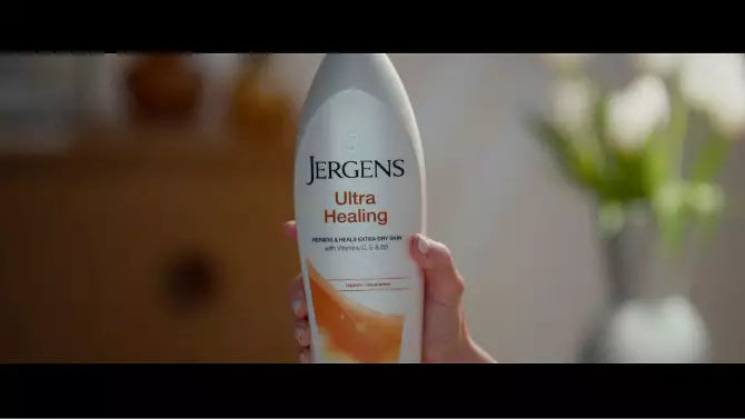 Jergens Ultra Healing Body Lotion Moisturizer for Dry Skin with Vitamins C, E and B5 - 10 fl oz