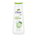 Dove Refresh Body Wash Cucumber & Green Tea 24hr Lotion-Soft Skin - 20 fl oz