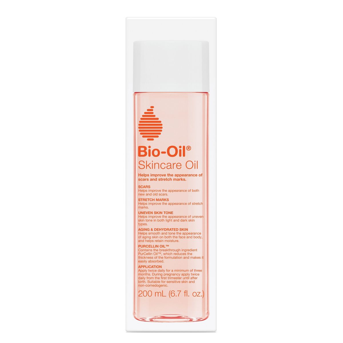 Bio-Oil Skincare Body Oil and Scar Treatment with Vitamin E for Stretch Marks, Acne Spots, Massage and Cuticle Care - 6.7 fl oz