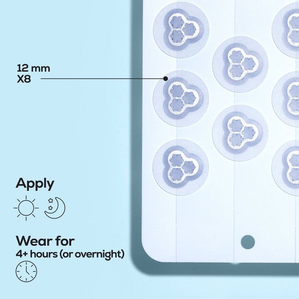 HANHOO Magnesium Microdart Face Patch - 8ct