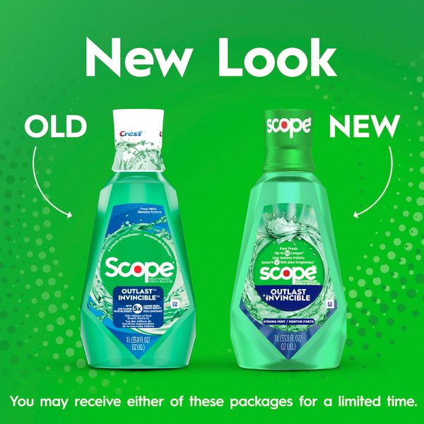 Crest Scope Outlast Mouthwash - 1L