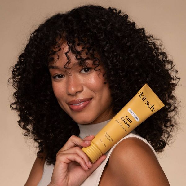 Kitsch Curl Cream 5 oz: Moisturizing, Curl Enhancing, Vegan, For Curly Hair