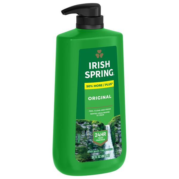 Irish Spring Original Clean Body Wash for Men - 30 fl oz Pump