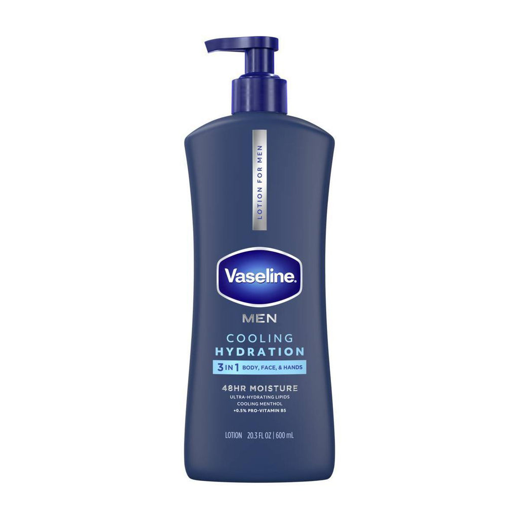Vaseline Men's Cooling Hydration Body Lotion - Unscented - 20.3 fl oz