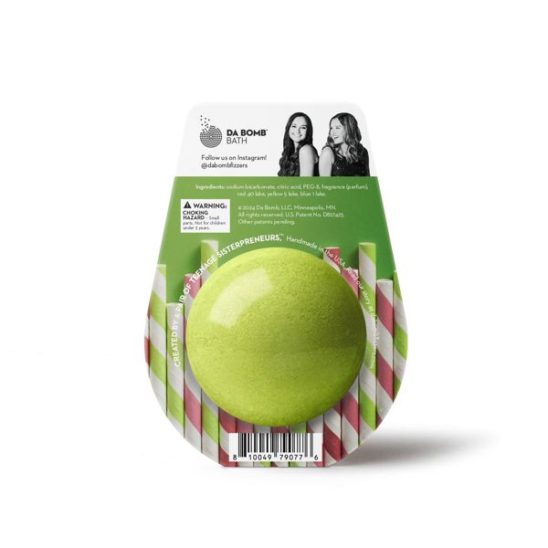 Da Bomb Bath Fizzers Kiwi Strawberry Smoothie Bath Bomb - 3.5oz