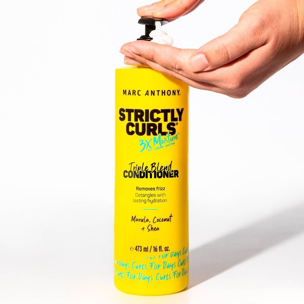 Marc Anthony Strictly Curls 3x Moisture Conditioner for Curly Hair - Shea Butter & Marula Oil - 16 fl oz
