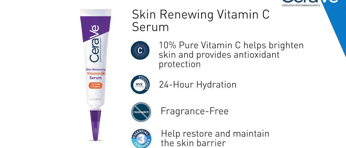 CeraVe Skin Renewing Vitamin C Serum - 1 fl oz