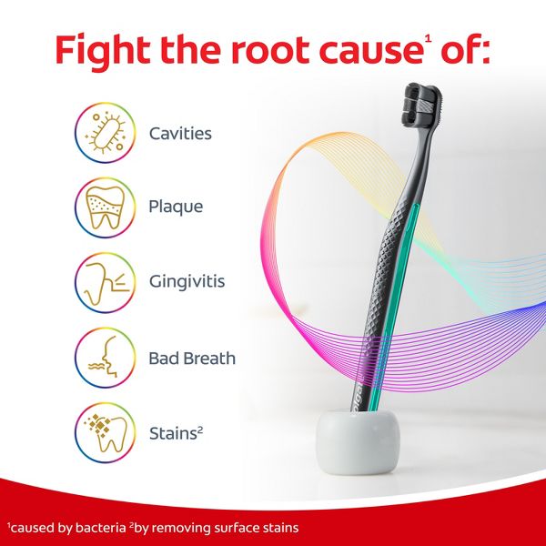 Colgate Total Active Prevention Foaming Clean Manual Toothbrush - Soft - White - 2ct