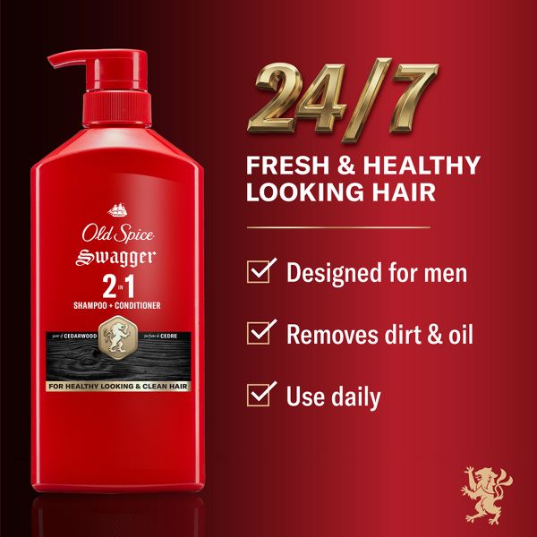Old Spice Swagger 2-in-1 Men's Shampoo and Conditioner - 21.9 fl oz