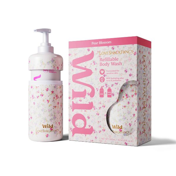 LoveShackFancy x Target - Wild Sunrise Patchwork Body Wash - Pear Blossom - 10.14 fl oz
