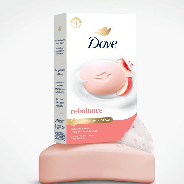 Dove Beauty Peach Bar Soap - 4ct