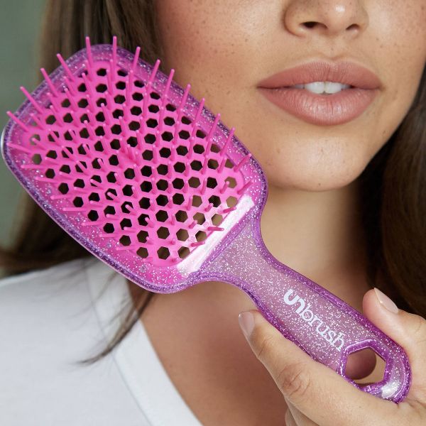 UNbrush Detangler Hair Brush - Cherry Blossom