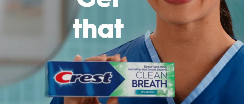 Crest Clean Breath Fluoride Whitening Toothpaste - Peppermint - 4.6oz