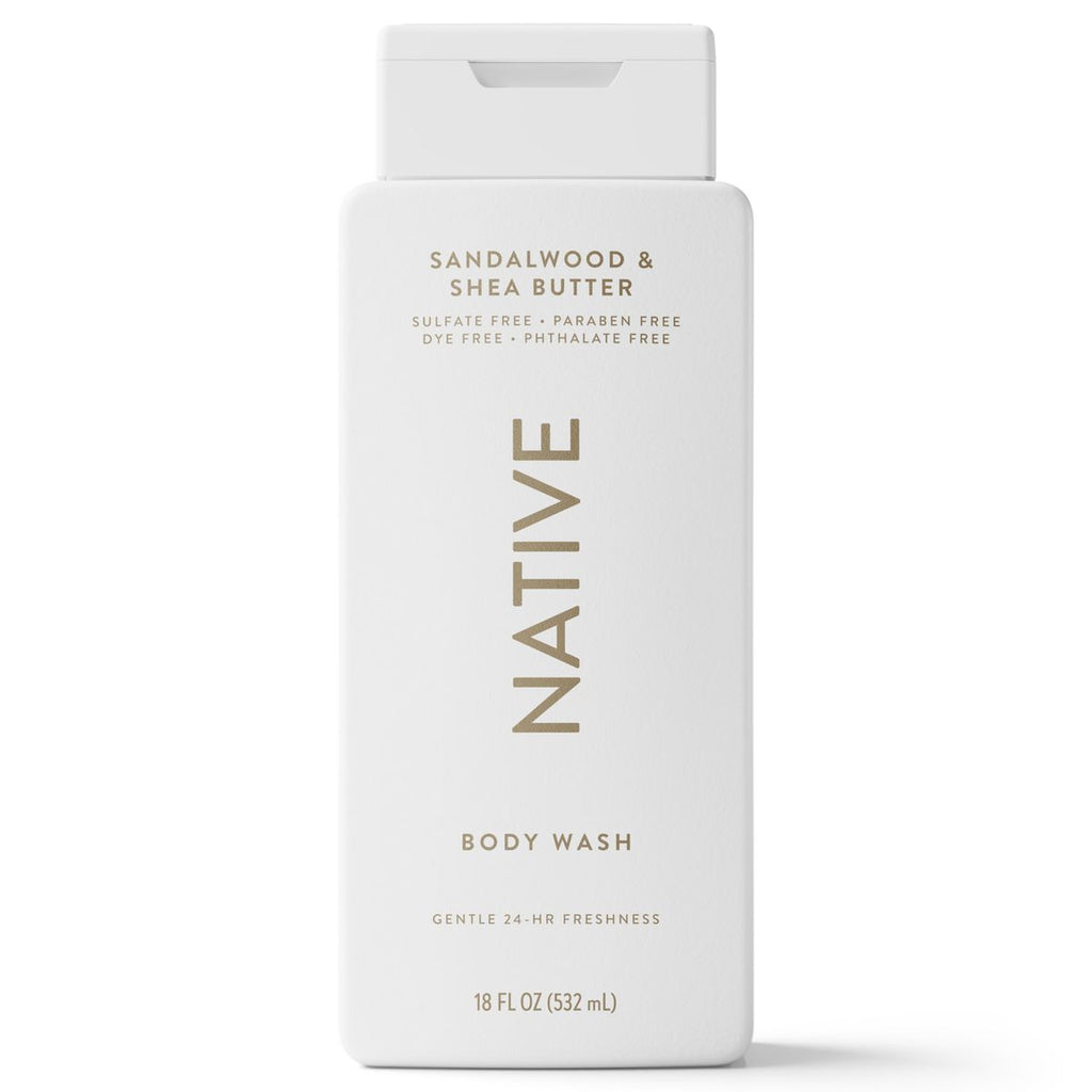 Native Body Wash - Sandalwood & Shea Butter - 18 fl oz
