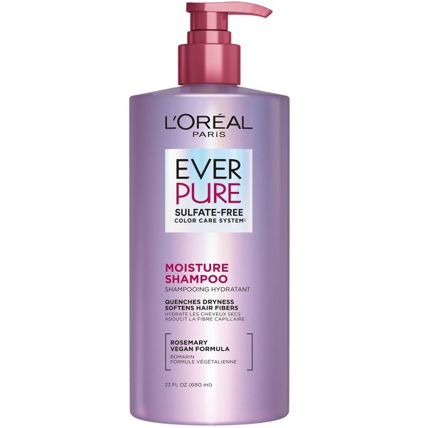 L'Oreal Paris EverPure Moisture Rosemary Oil Shampoo for Dry Hair - 23 fl oz