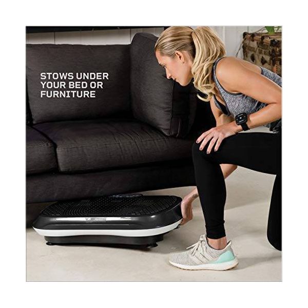 Lifepro Fitness Waver Electric Vibration Plate Exercise Machine for Full Body Workout - Black