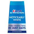 Crest 3DWhitestrips Noticeably White At-home Teeth Whitening Kit - 10 Treatments