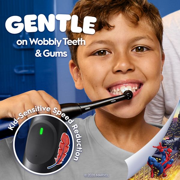 Oral-B iO Kids Spider-Man Limited Rechargeable Powered Electric Toothbrush with Brush Head