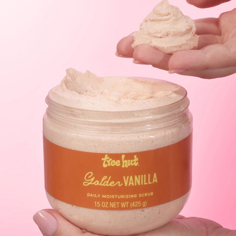 Tree Hut Moisturizing Body Scrub - Golden Vanilla - 15oz