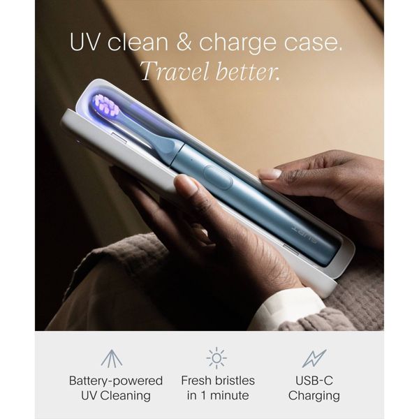 SURI 2.0 Sonic Electric Toothbrush with UV Travel Case and Brush Head - Morning Waves