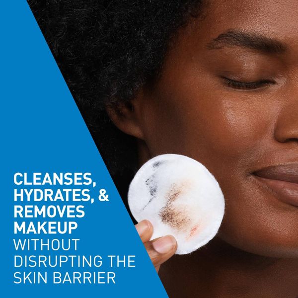 CeraVe Hydrating Micellar Water Makeup Remover, 3 Essential Ceramides, Hyaluronic Acid, Normal to Dry Skin, Face Lips & Eyes, 13.5 fl oz
