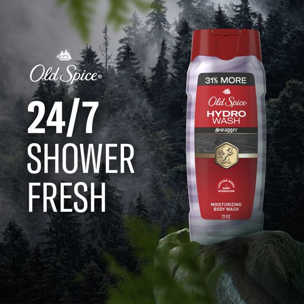Old Spice Men's Moisturizing Hydro Body Wash - Swagger Scent - 21 fl oz