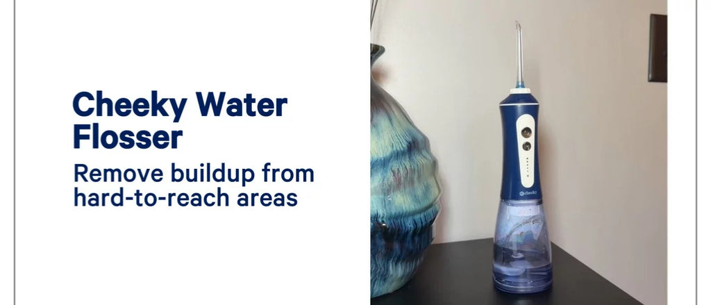 Cheeky Deep Cleaning Water Cordless Dental Flosser with a 300ml Water Tank - 5 Tips