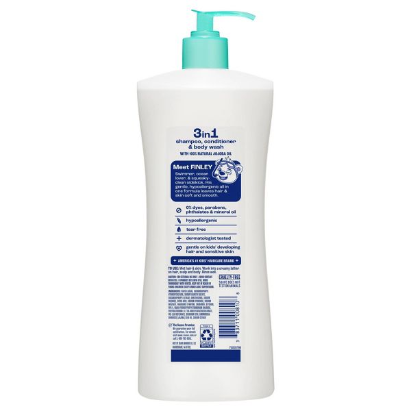 Suave Purely Fun Sensitive 3 in 1 Shampoo Conditioner Body Wash 28 fl oz