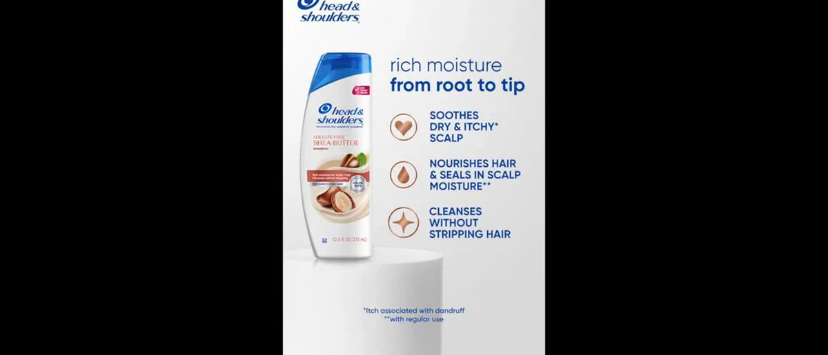 Head & Shoulders Sulfate Free Shea Butter Shampoo - 12.5oz