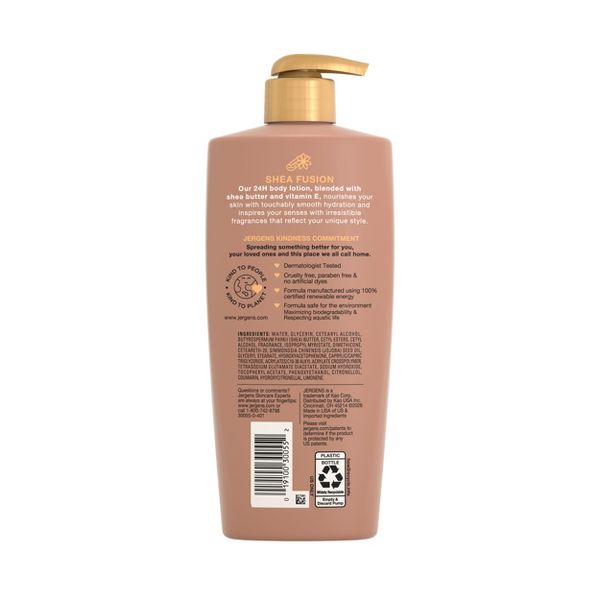 Jergens Shea Fusion Warm Amber Scented Body Lotion with Vitamin E - 14 fl oz