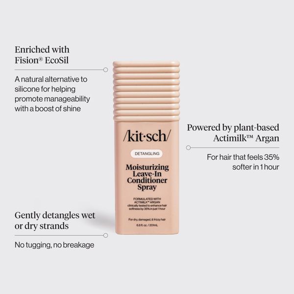 Kitsch Moisturizing Argan Milk Leave-In Conditioner - 6.8 fl oz
