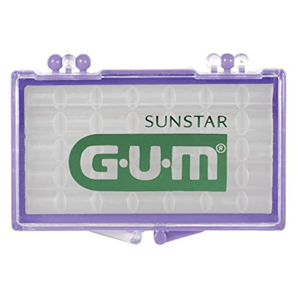 GUM Orthodontic Wax for Braces and Dental Devices with Vitamin E & Aloe Vera - Mint - 6pk