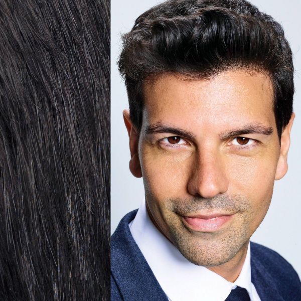 Just For Men Medium Brown Shampoo - H-35: Permanent Hair Color, Liquid Form, All Hair Types