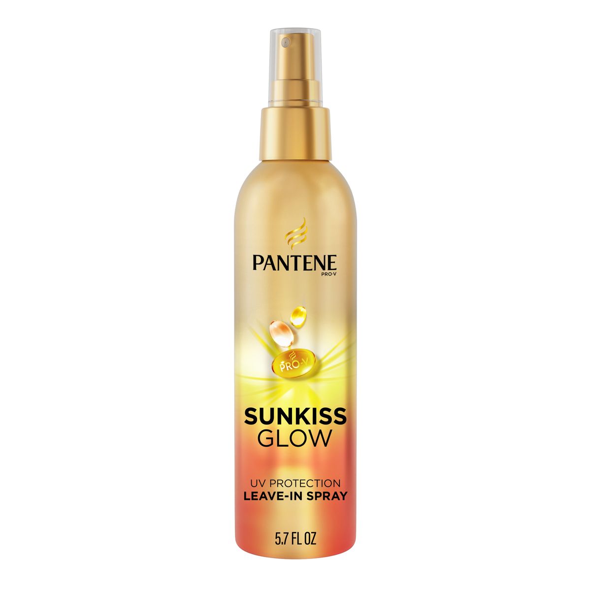 Pantene Sunkiss Glow Spray UV Hair Protection Leave-In Conditioning Treatment 5.7 oz