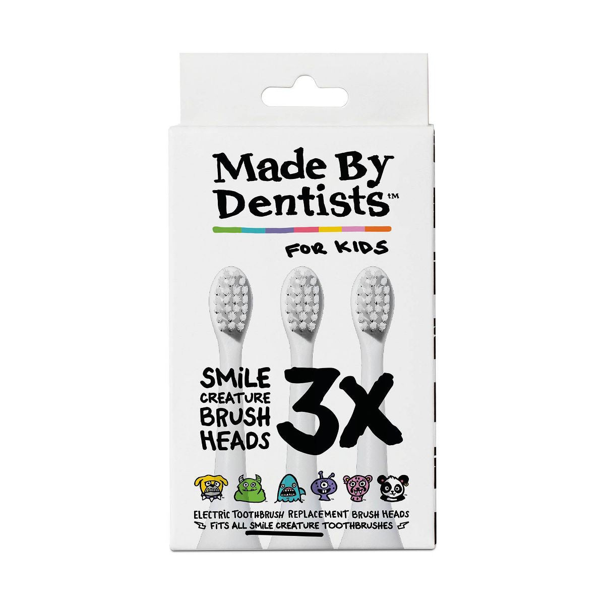 Made by Dentists Kids' Electric Toothbrush Replacement Heads - 3pk